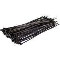 6x200mm Natural or Black 100 X Cable Tie 3 For Bunch To 52mm 